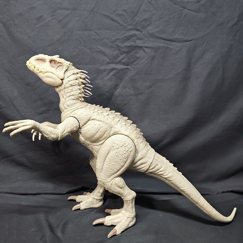Jurassic World Destroy 'N Devour Indominus Rex Figure Toy 10" x 24" Lights Green